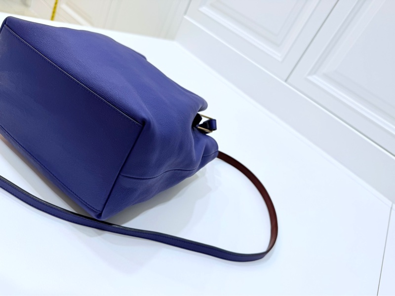 Tod's tods Flower Bag 紫 手提包 肩背包 斜背包 側背包 水桶包-19