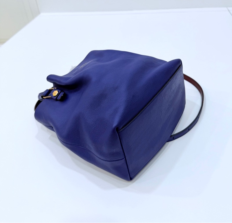 Tod's tods Flower Bag 紫 手提包 肩背包 斜背包 側背包 水桶包-25