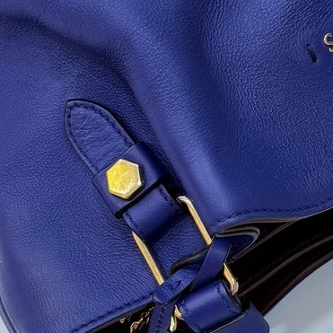 Tod's tods Flower Bag 紫 手提包 肩背包 斜背包 側背包 水桶包-38