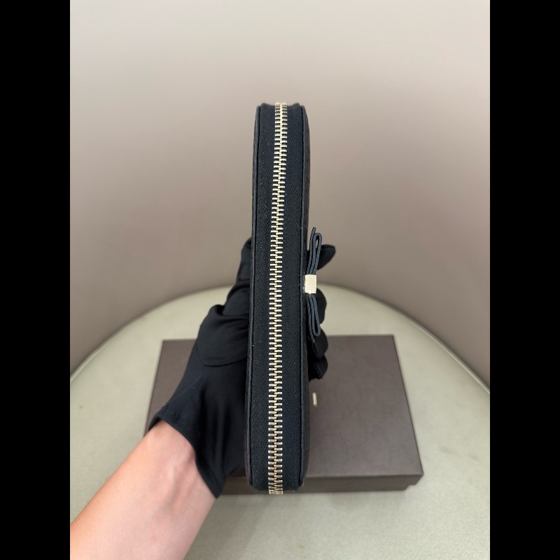 Gucci 黑色全皮長夾-5