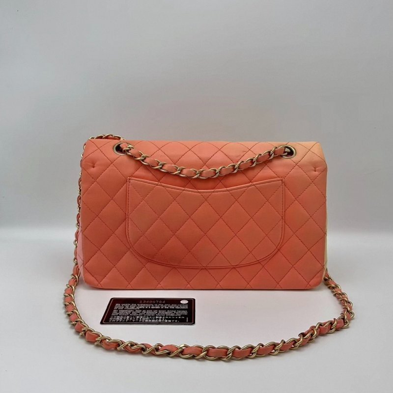 CHANEL漸變色cf中號肩背斜背包25*15*7 98新配件保卡塵袋-4