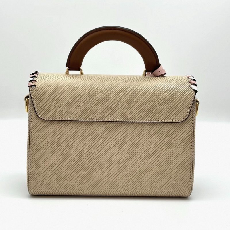 LV 奶茶色水波紋twist中號手提肩背斜背包 芯片款 23*17*9.5 全新閒置配件盒子塵袋-3