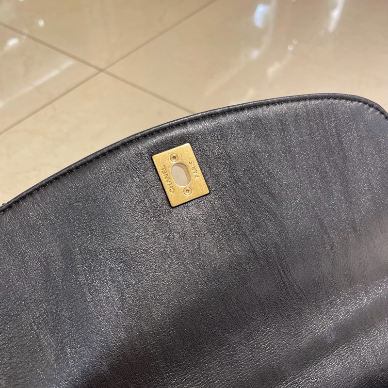 CHANEL抓皺羊皮handle兩用包-14