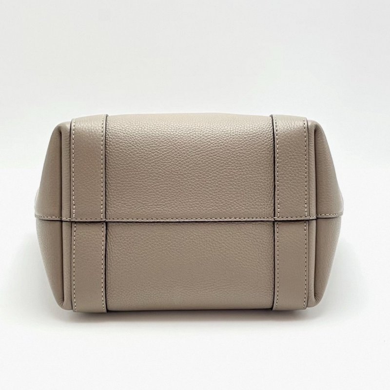 MOYNAT 荔枝紋牛皮手提菜籃子包19*18*13 98新配件塵袋購證-5