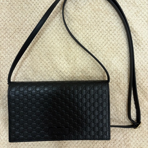 GUCCI LOGO WOC 壓紋 肩背包