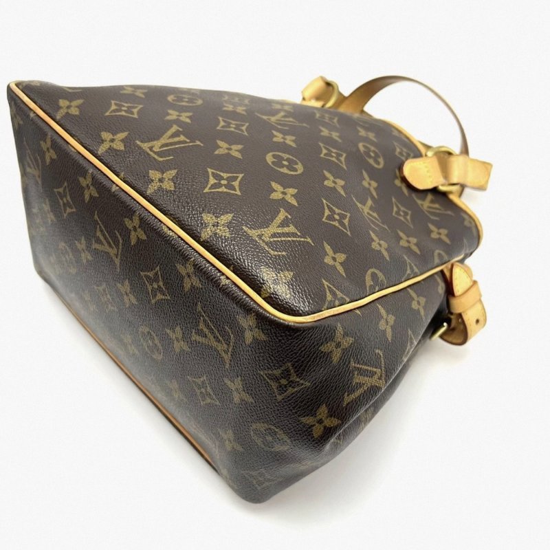 LV 經典老花南瓜手提包 24*22*14.5 97新配件塵袋-1