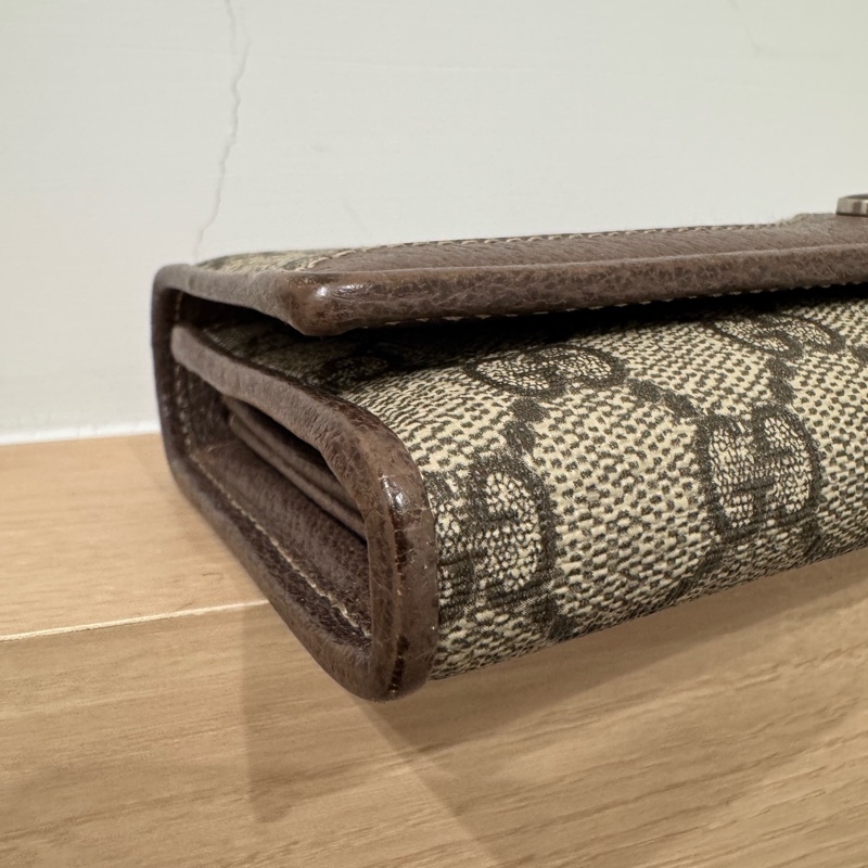 Gucci經典老花woc長夾 鏈條包-3