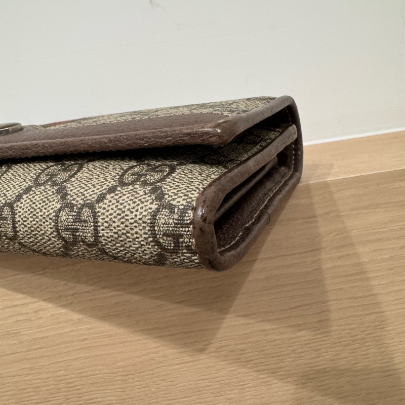 Gucci經典老花woc長夾 鏈條包-9