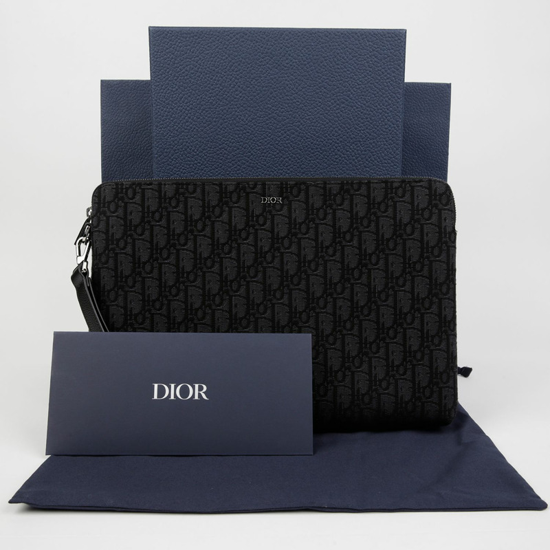 DIOR 2ESCA421YKY A4 拉鍊袋-0