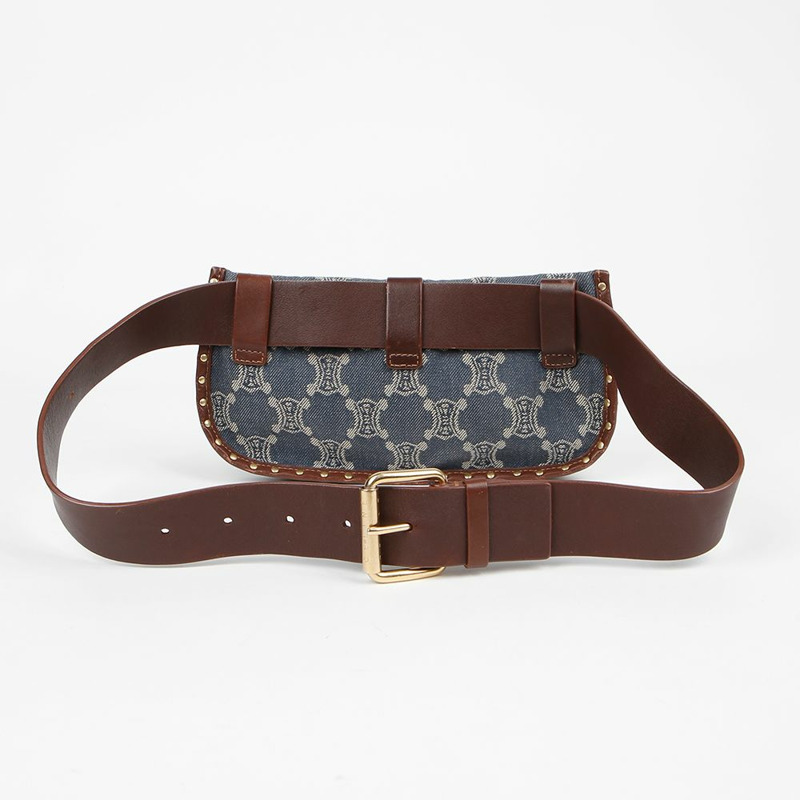 CELINE Blajon 牛仔腰包-4