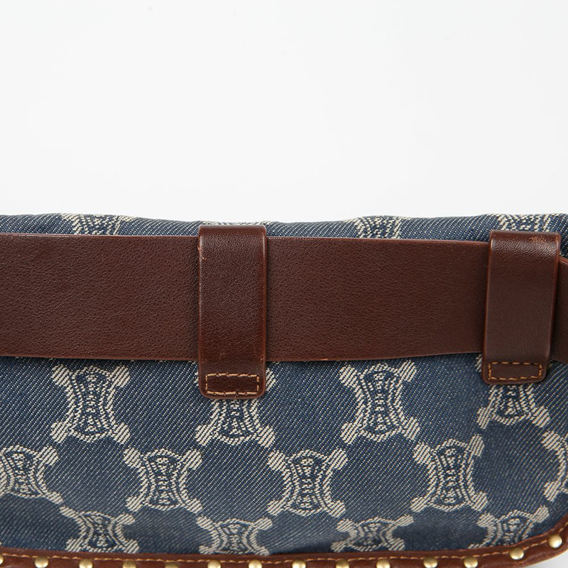 CELINE Blajon 牛仔腰包-5