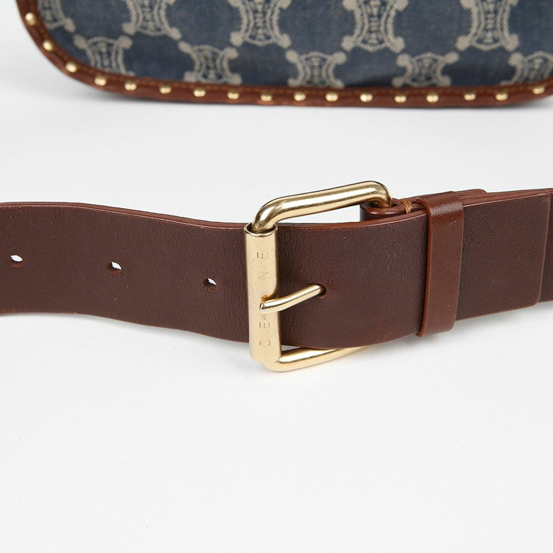 CELINE Blajon 牛仔腰包-6