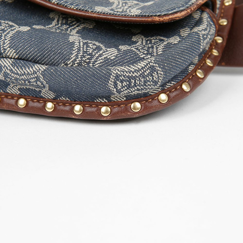 CELINE Blajon 牛仔腰包-10