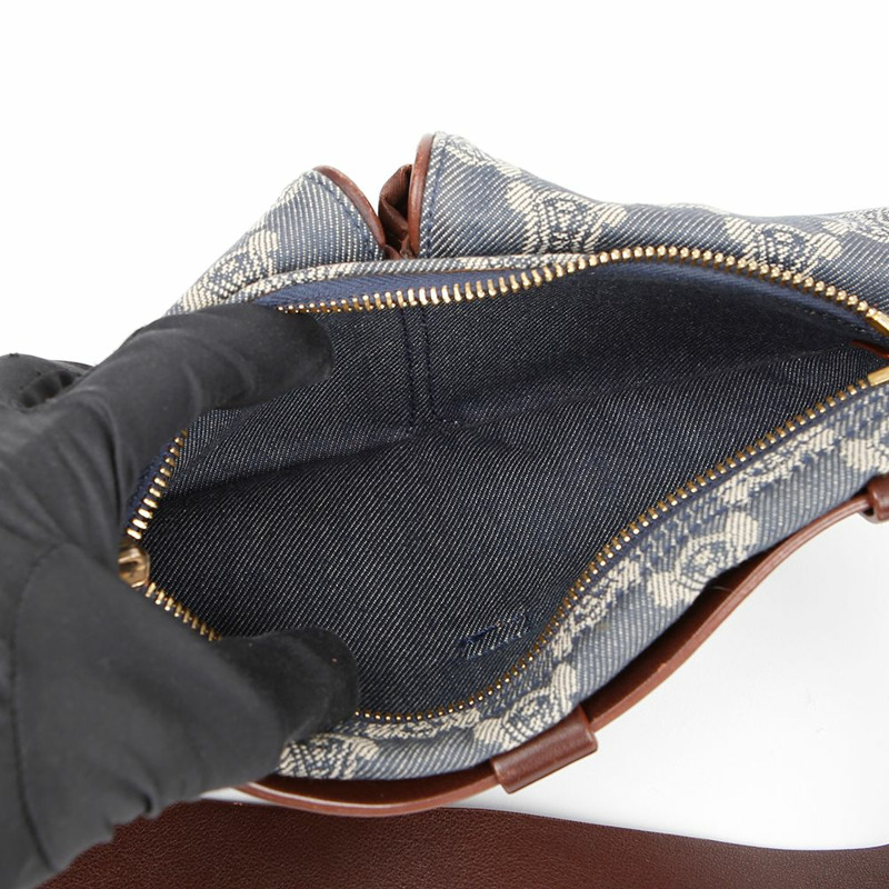 CELINE Blajon 牛仔腰包-13