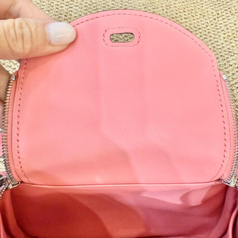 HERMES - 8W唇膏粉銀釦Swift牛皮mini lindy-3