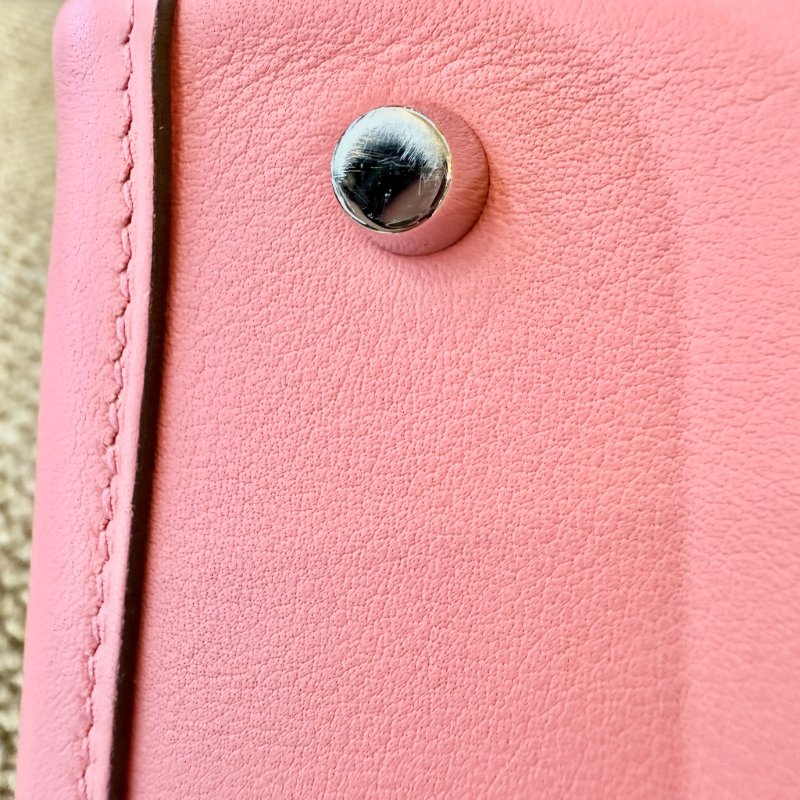 HERMES - 8W唇膏粉銀釦Swift牛皮mini lindy-11