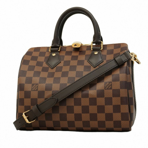 路易威登 Damier Speedy Bandouliere 25 手提包 N40575 Ebene 女式 2 向包