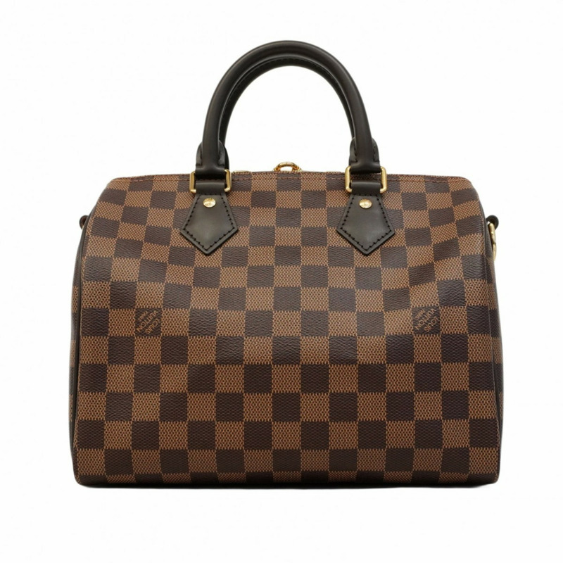 路易威登 Damier Speedy Bandouliere 25 手提包 N40575 Ebene 女式 2 向包-12