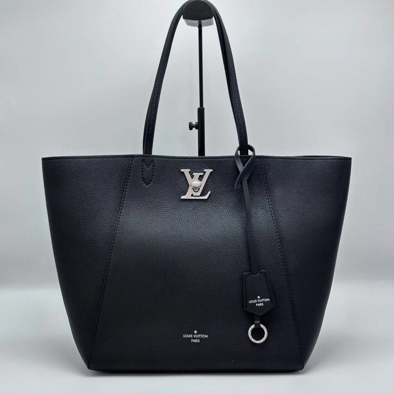 LV 黑銀Lockme托特包27*27*17 98新配件塵袋-0