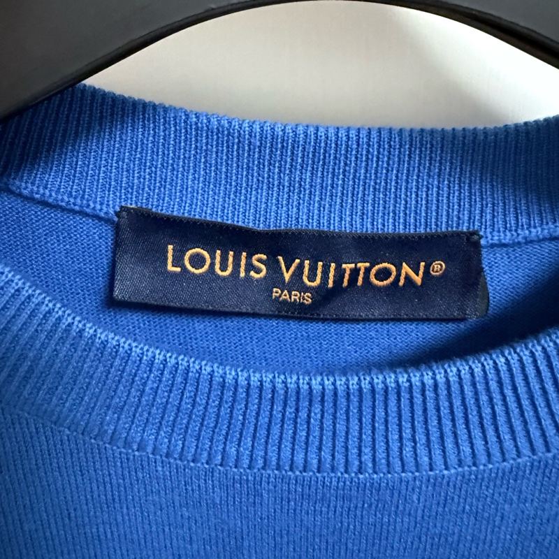 Louis Vuitton blue monogram sleeve T shirt S T恤-3