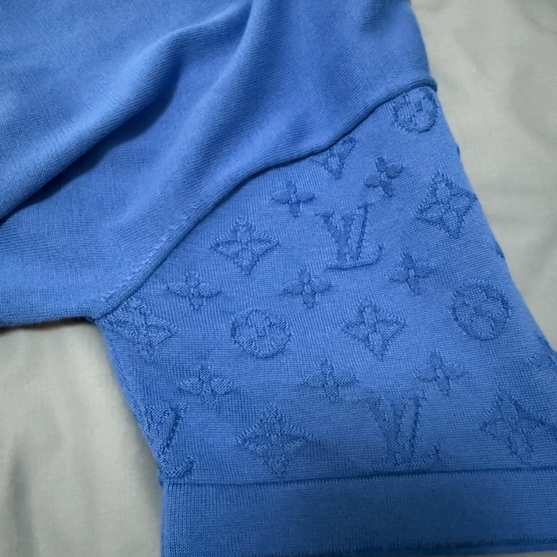 Louis Vuitton blue monogram sleeve T shirt S T恤-6