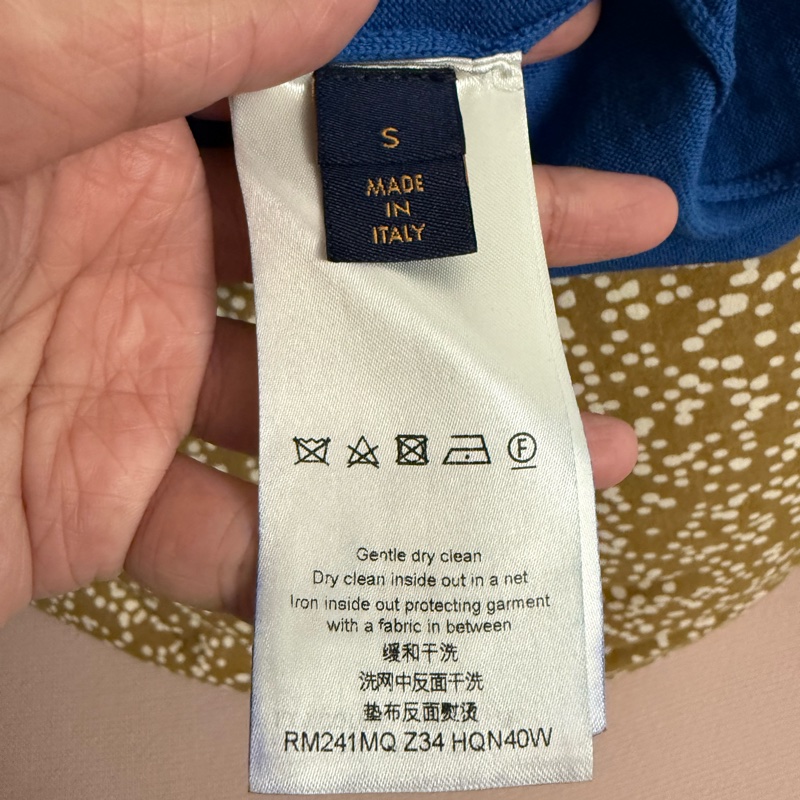 Louis Vuitton blue monogram sleeve T shirt S T恤-6