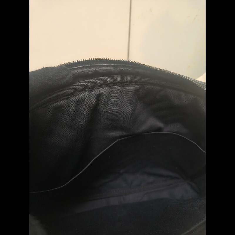 【8成新】㊣✨YSL✨(附防塵袋)SAINT LAURENT 聖羅蘭 黑色 山形紋 烤漆 相機包 文件包 電腦包 通勤包/二手精品/保證正品🌳二手樹屋🌳-43