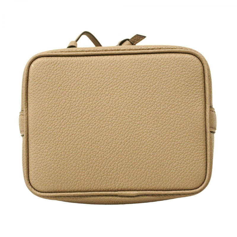 路易威登 Monogram Empreinte 雙色 Nano Noe 手提包 M46291 Tourterelle 灰奶油色 女士兩用包-2