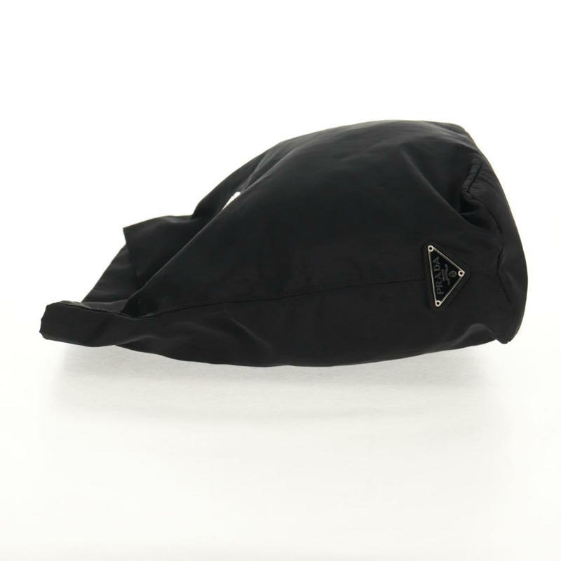 【日本直送】PRADA 尼龍手提包 黑色 銀色 正品 148425-2