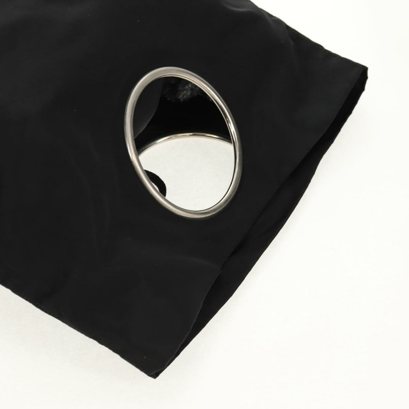 【日本直送】PRADA 尼龍手提包 黑色 銀色 正品 148425-4