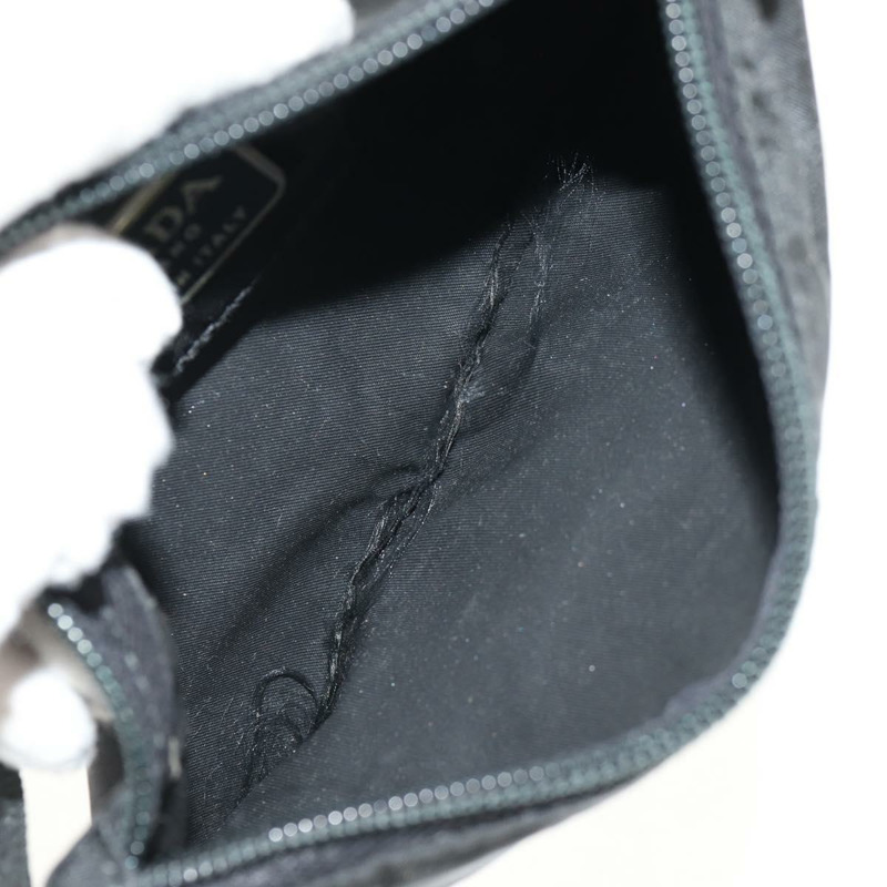 【日本直送】PRADA 尼龍手提包 黑色 銀色 正品 148425-9