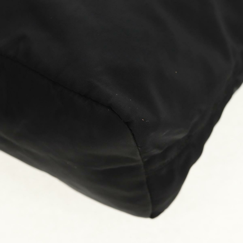 【日本直送】PRADA 尼龍手提包 黑色 銀色 正品 148425-13