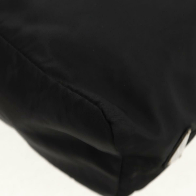 【日本直送】PRADA 尼龍手提包 黑色 銀色 正品 148425-15