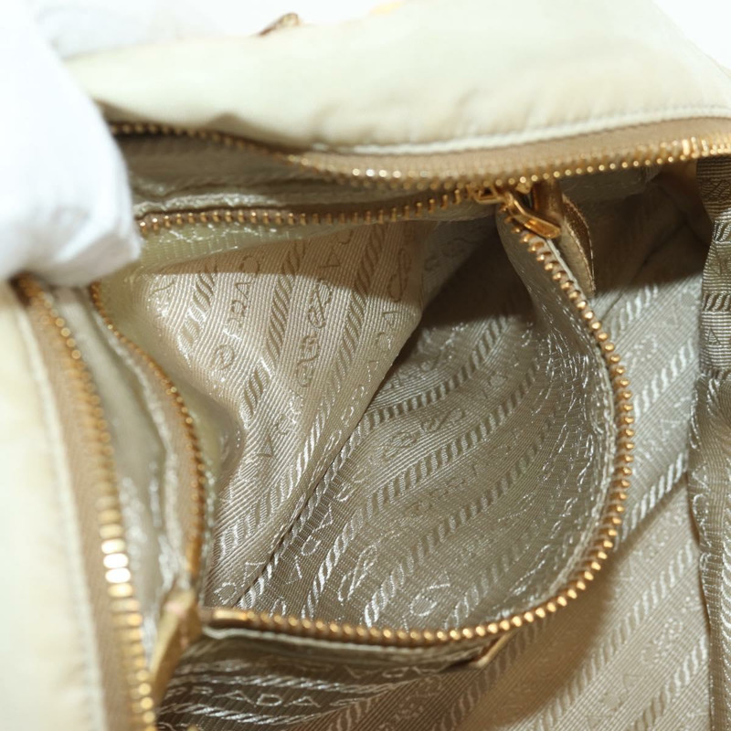 【日本直送】PRADA 尼龍皮革金色手提包 正品 152398A-25