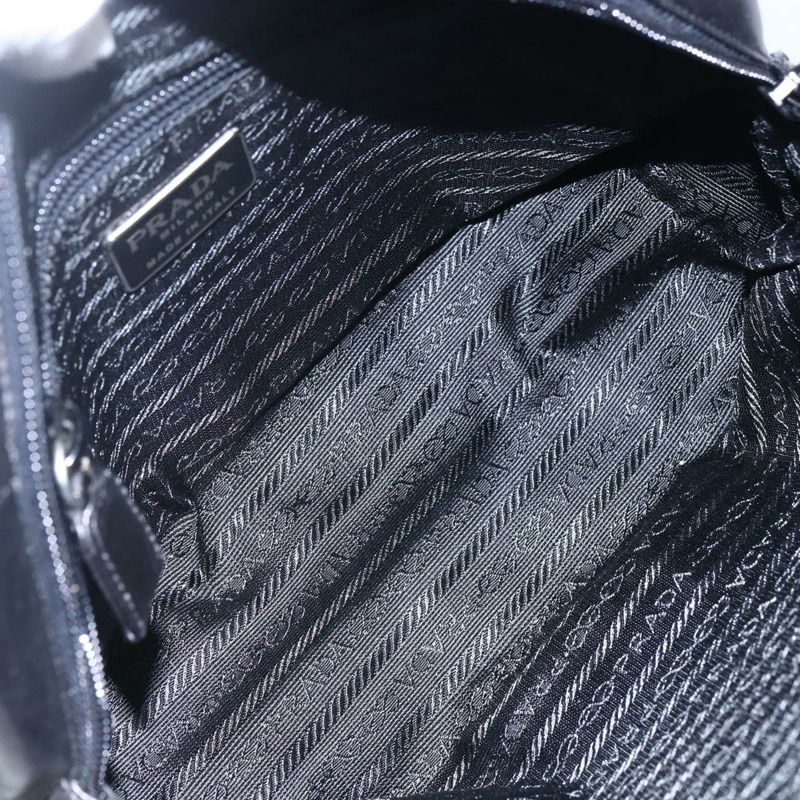 【日本直送】PRADA 黑色真皮單肩包,正品編號 152954-10