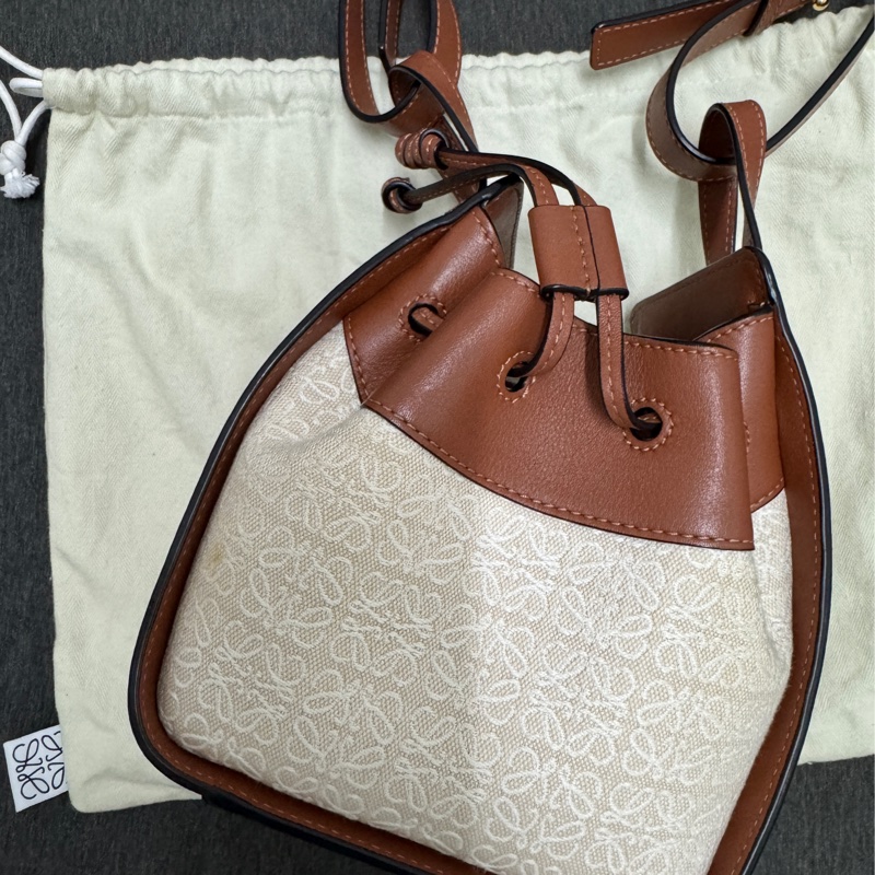 Loewe Hammock 小款吊床包 提花-3