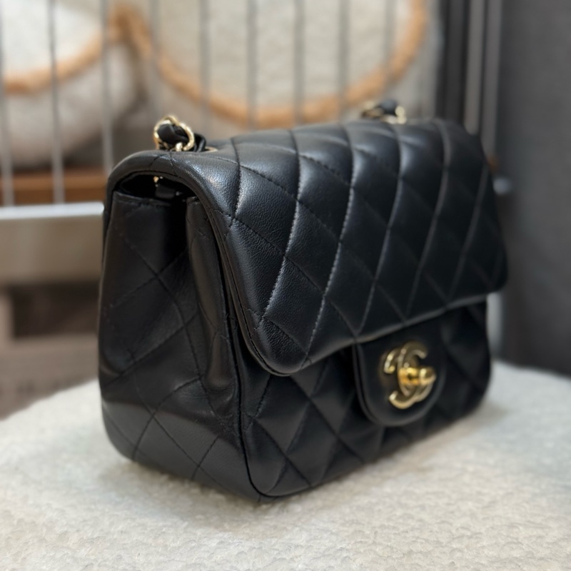 Chanel 黑金方胖子-3