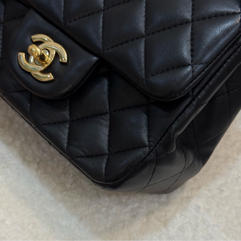 Chanel 黑金方胖子-6