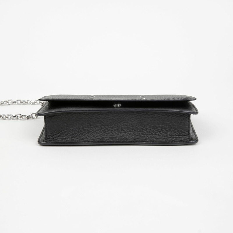 MAISON MARGIELA SA3UI0008 縫線鏈條皮夾斜背包-3