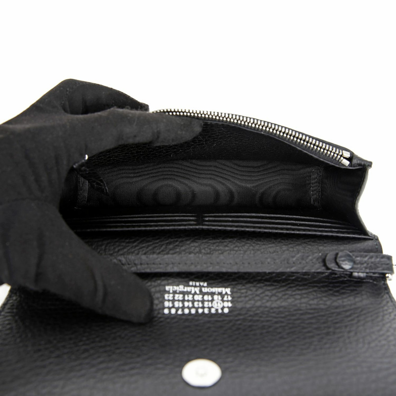 MAISON MARGIELA SA3UI0008 縫線鏈條皮夾斜背包-6