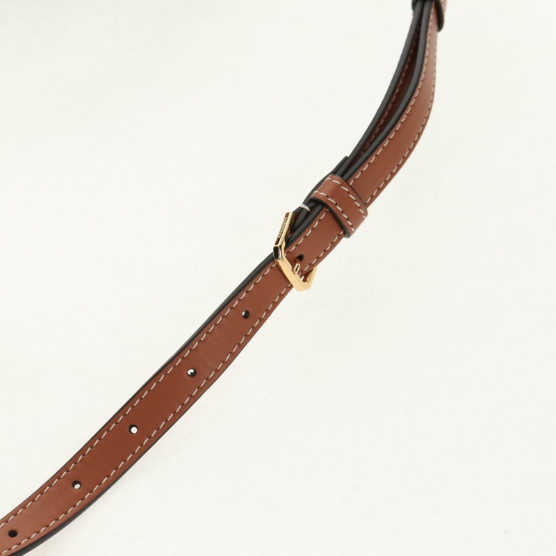 【日本直送】BURBERRY Nova 格紋肩背包 PVC 米色 金色 正品 147574M-8