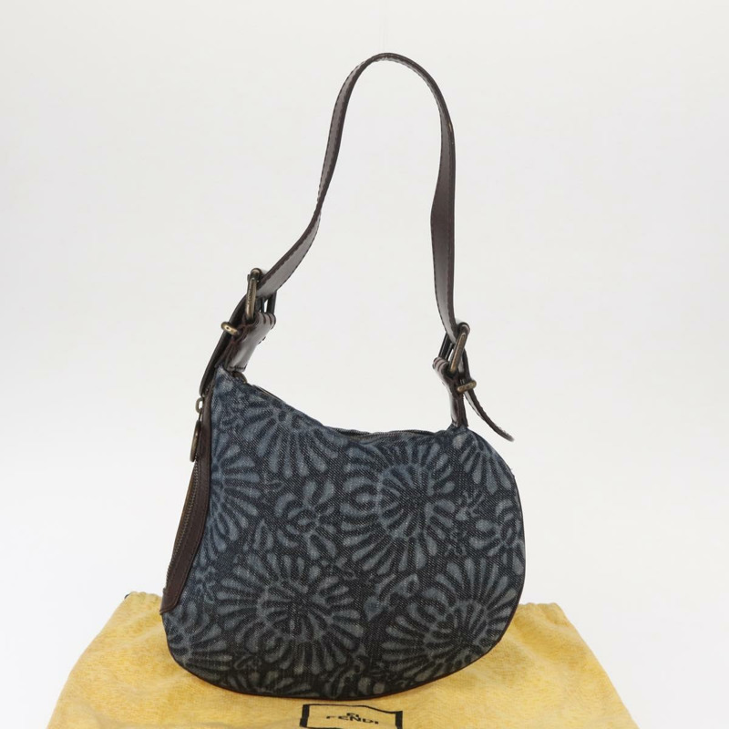 【日本直送】FENDI帆布肩背包 海軍藍 正品 134355-11