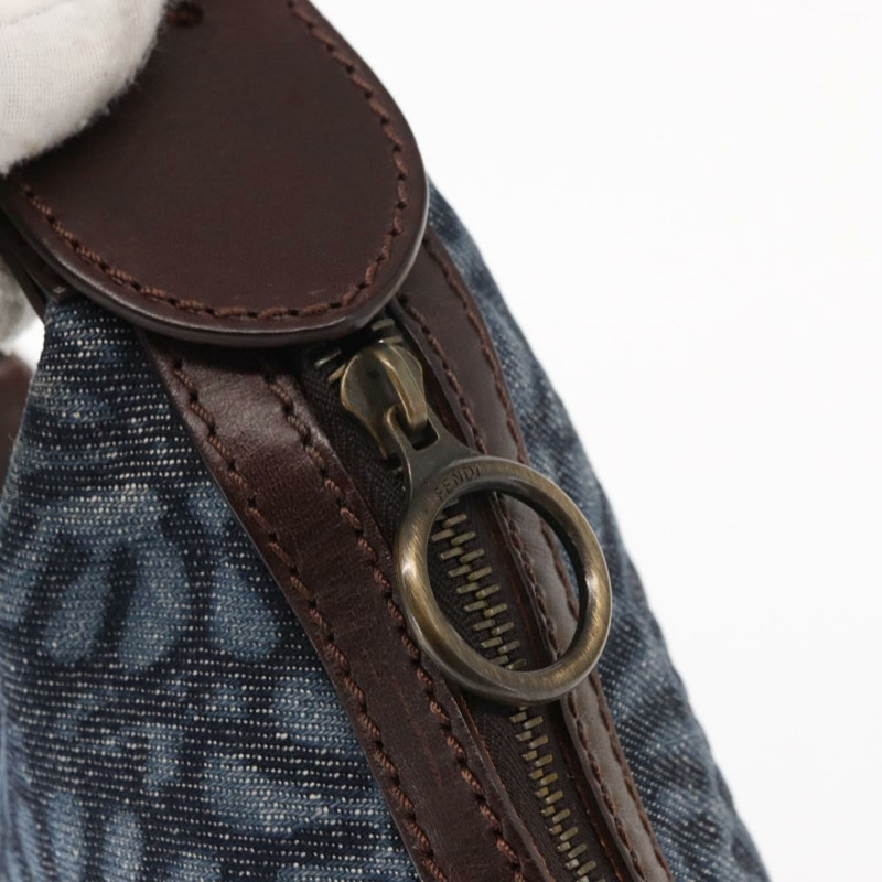 【日本直送】FENDI帆布肩背包 海軍藍 正品 134355-17