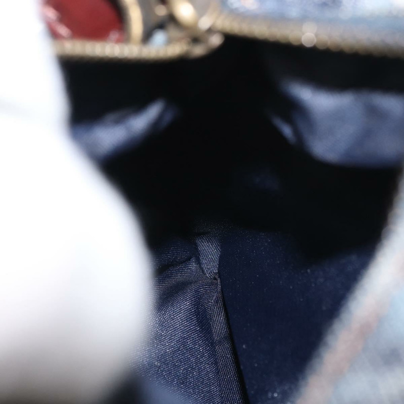 【日本直送】FENDI帆布肩背包 海軍藍 正品 134355-19