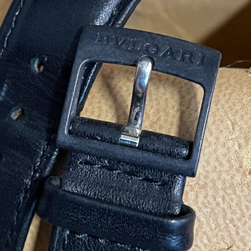 BVLGARI 寶格麗黑色碳纖維限量999支 城市紀念錶-5