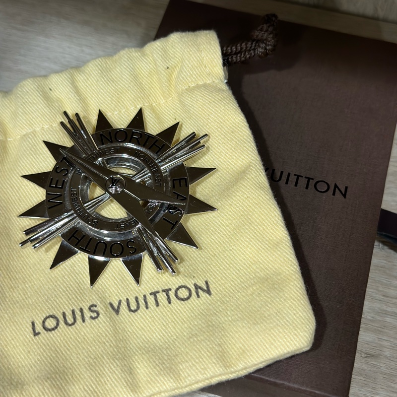 Louis Vuitton全新正品胸針-西裝/毛衣/外套(指南針設計)-購買前請先私訊看細節圖-原價32800元-4