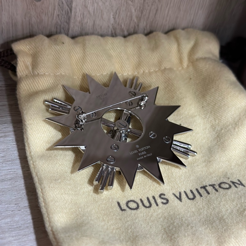 Louis Vuitton全新正品胸針-西裝/毛衣/外套(指南針設計)-購買前請先私訊看細節圖-原價32800元-9