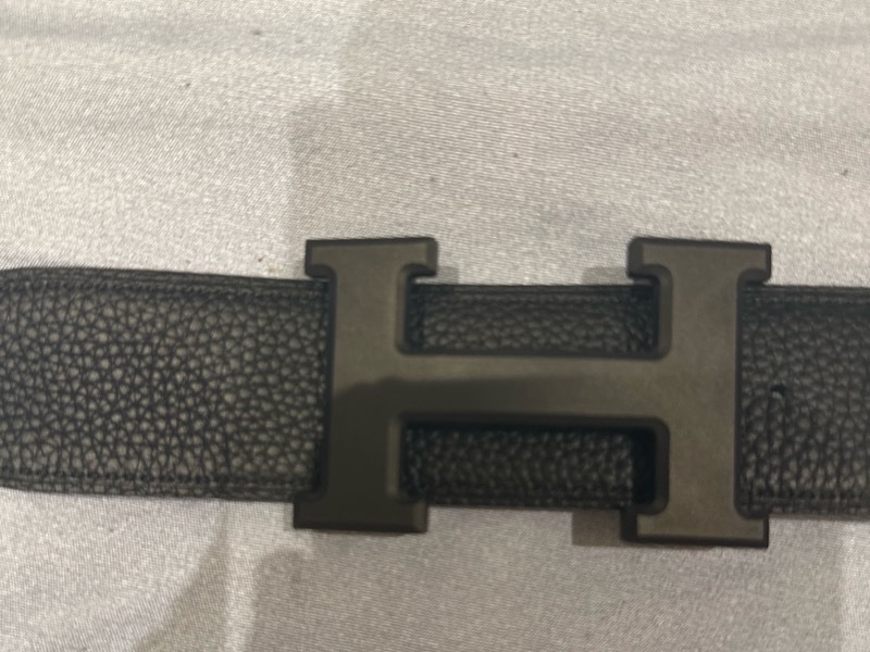 愛馬仕皮帶黑色-0