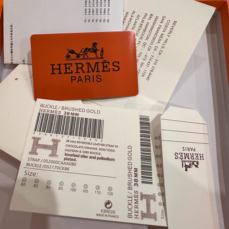 愛馬仕皮帶黑色-3