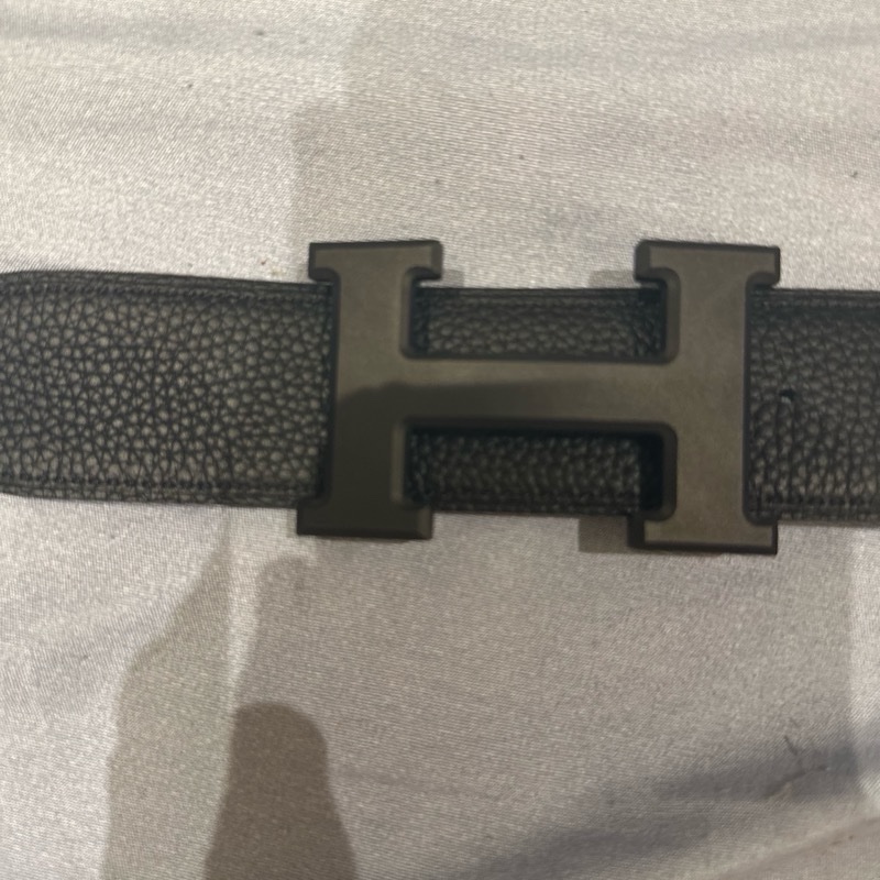 愛馬仕皮帶黑色-5